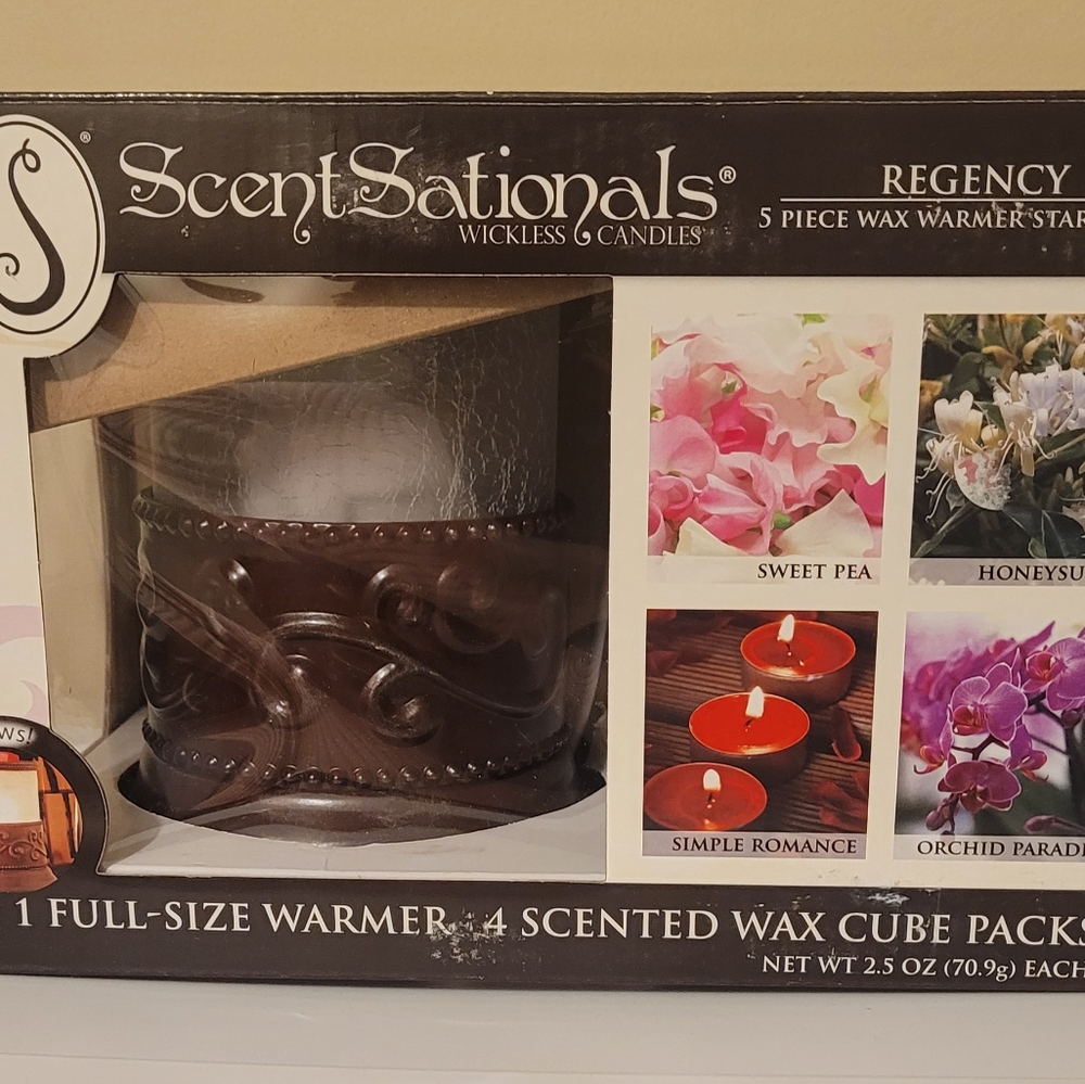 SCENTSATIONAL|Regency| 5 Piece Wax Warmer Starter Kit